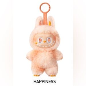 Pop Mart Labubu HAPPINESS Big Into Energy Vinyl Face Plush Pendant Keychain BIE